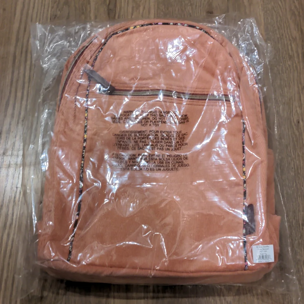 NEW Vera Bradley VBU Backpack in Blush Fig